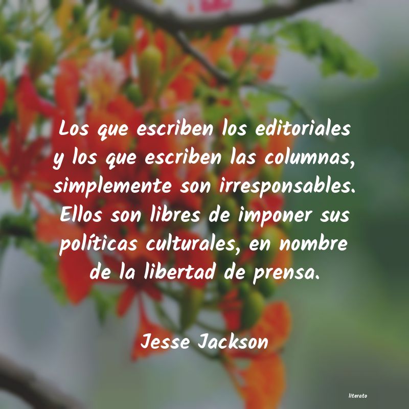 Frases de Jesse Jackson