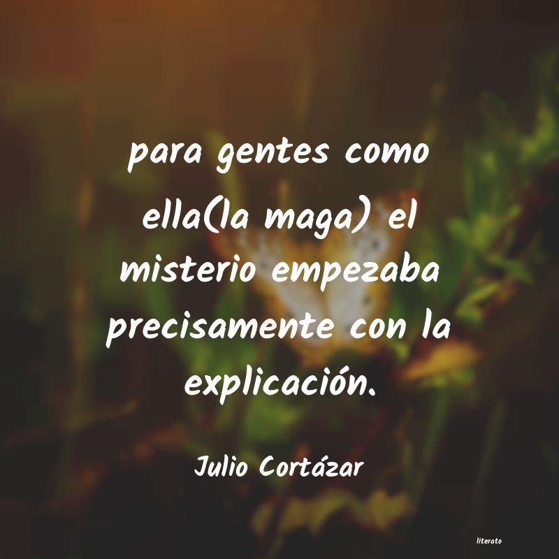 frases de Julio Cortázar
