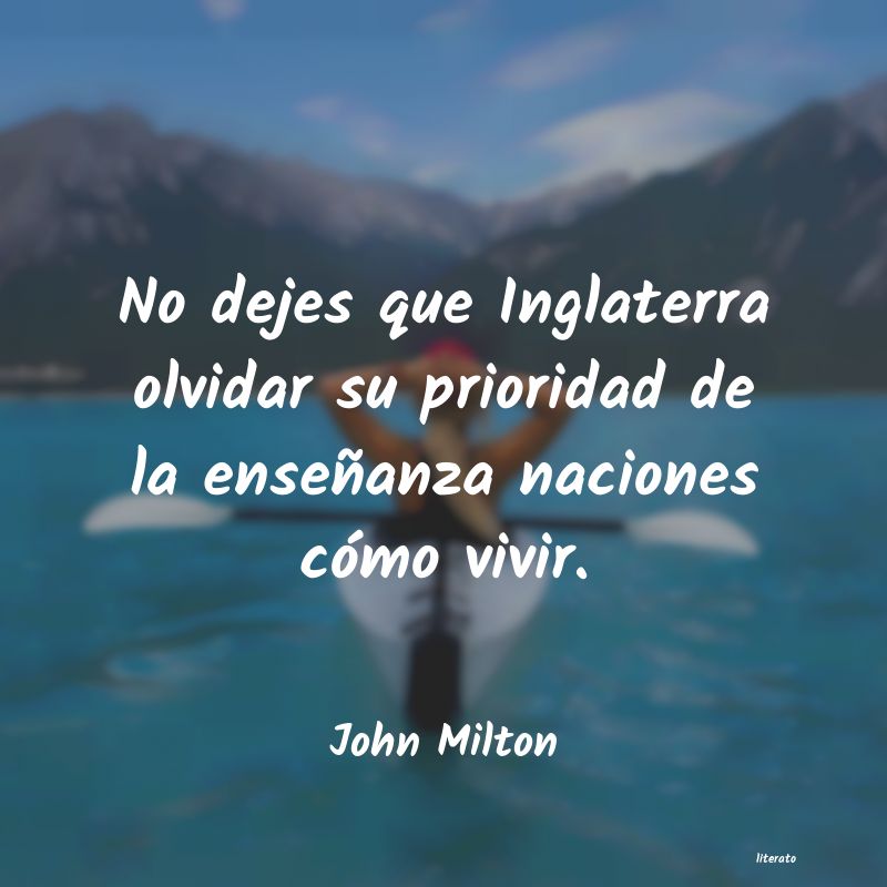 Frases de John Milton