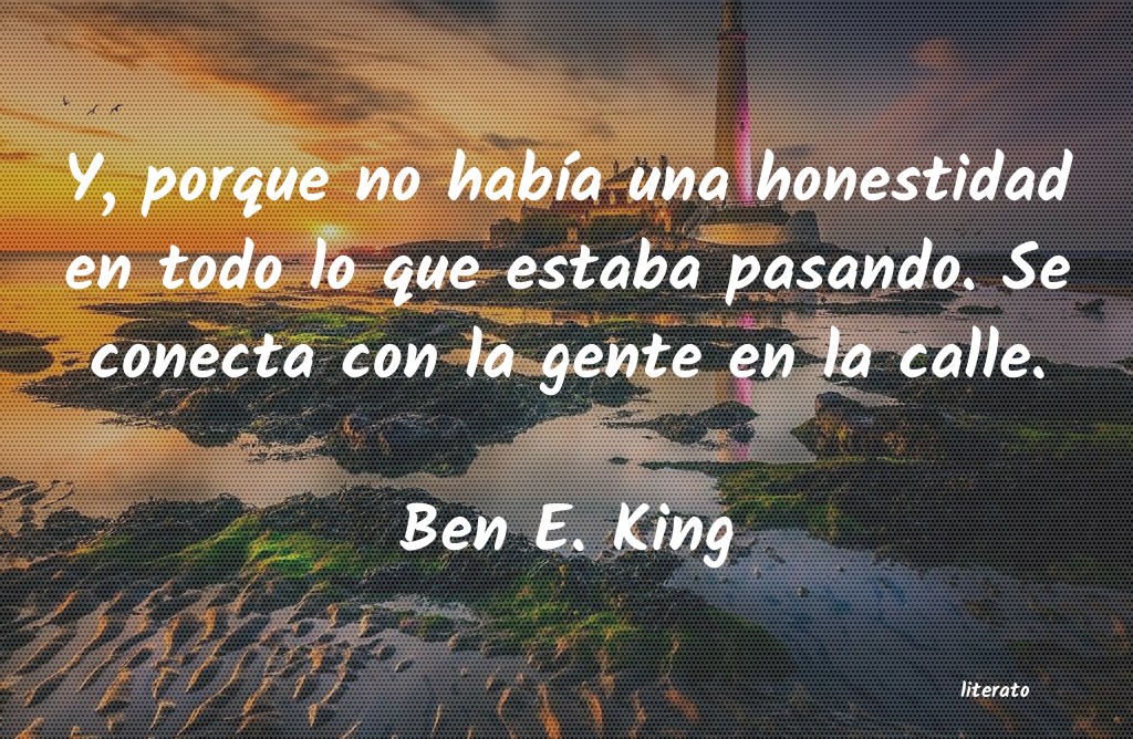 Frases de Ben E. King