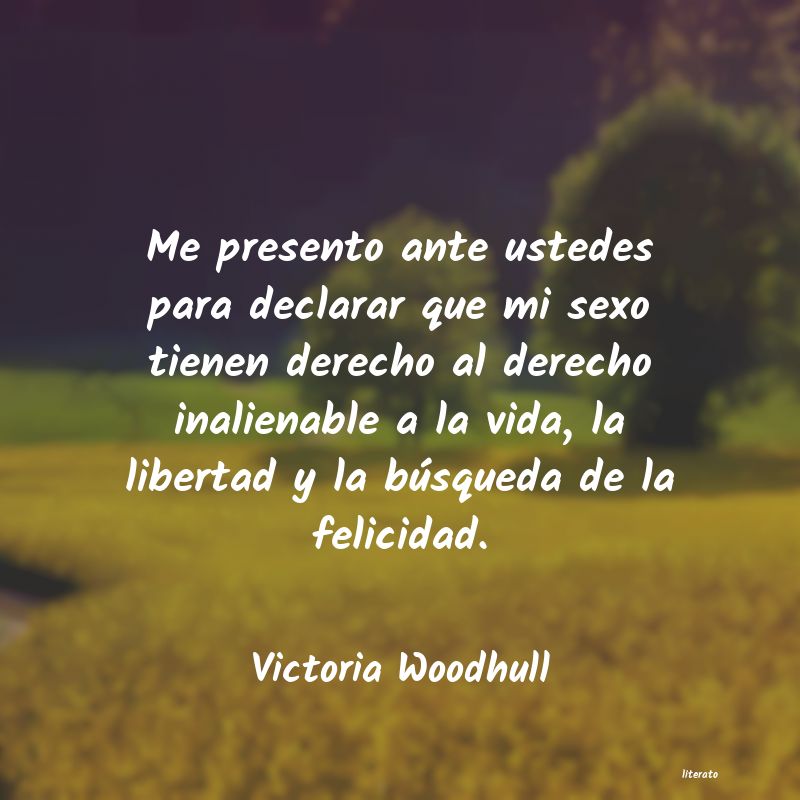 Frases de Victoria Woodhull