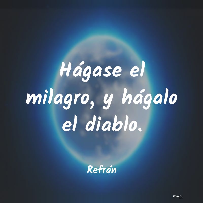 Frases de Refrán