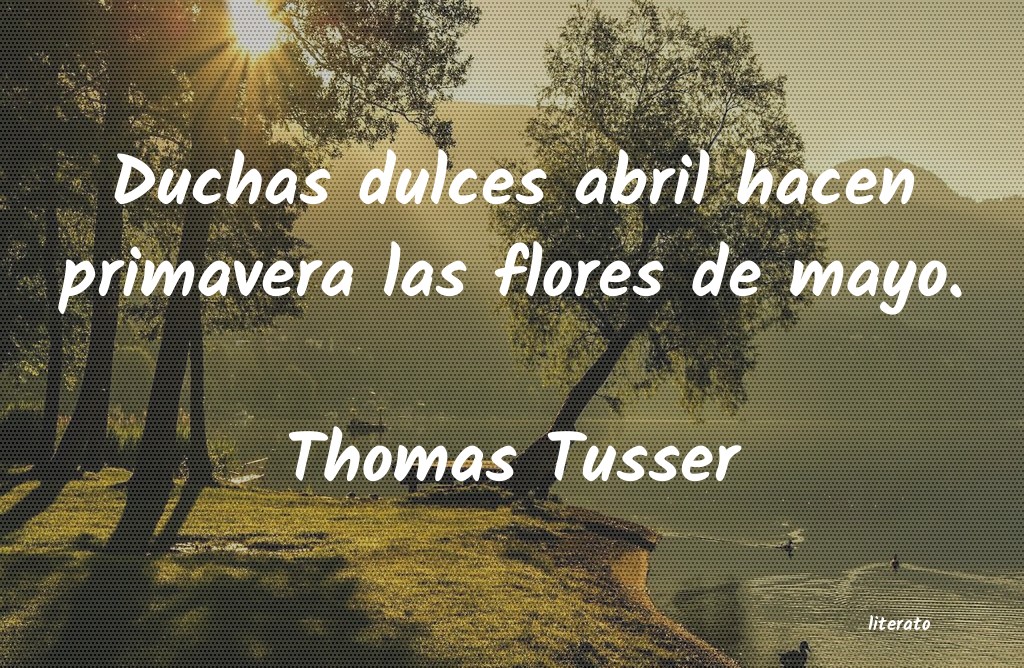 frases de Thomas Tusser