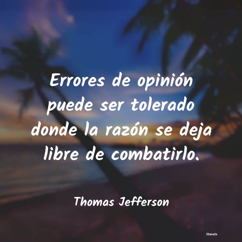 thomas jefferson pensamientos
