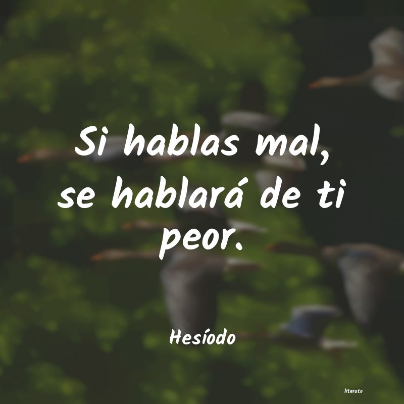 Frases de Hesíodo