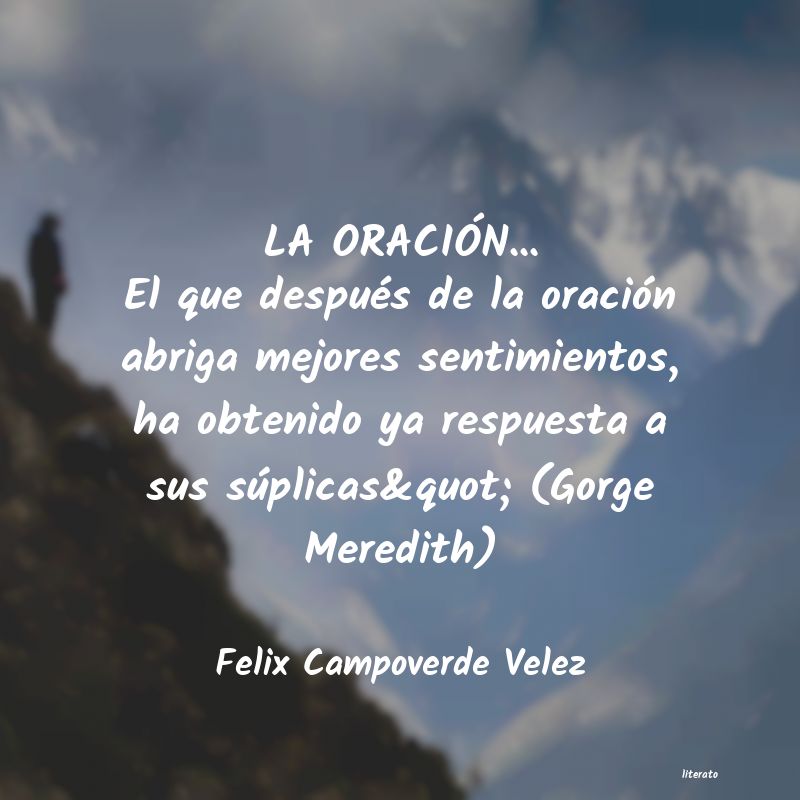 frases de Felix Campoverde Velez