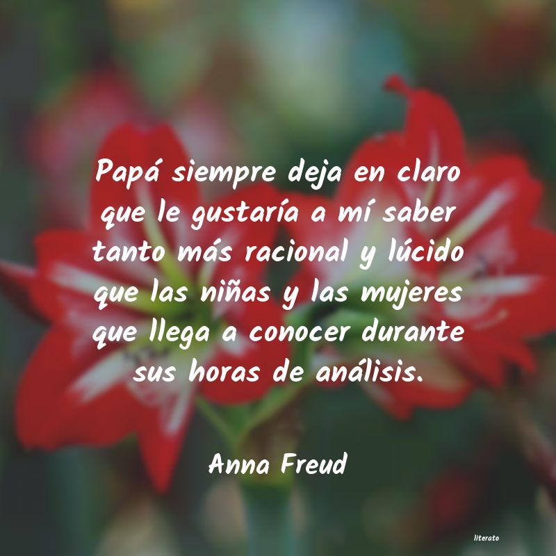 Frases de Anna Freud