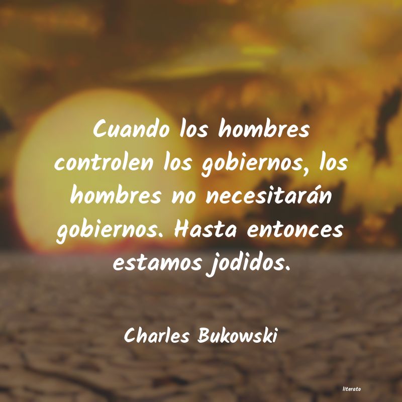 Frases de Charles Bukowski