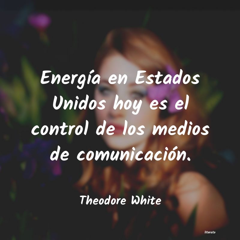 Frases de Theodore White