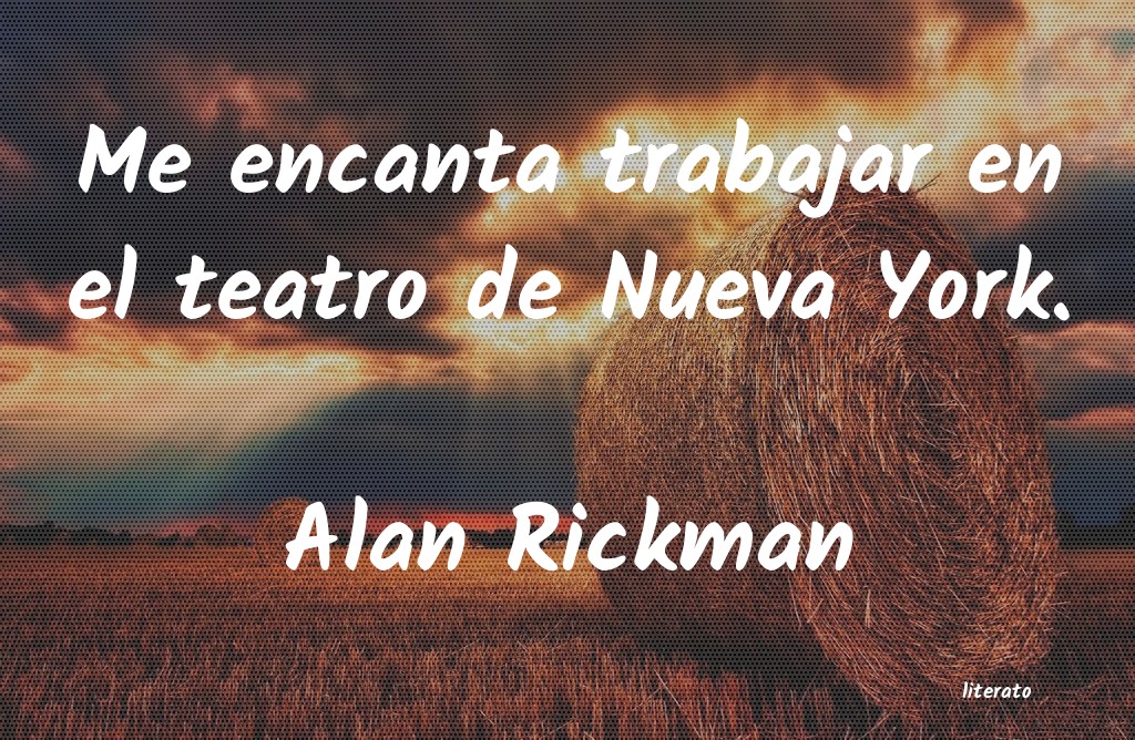 frases de Alan Rickman