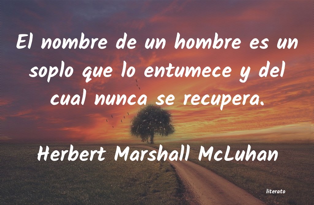 frases de Herbert Marshall McLuhan