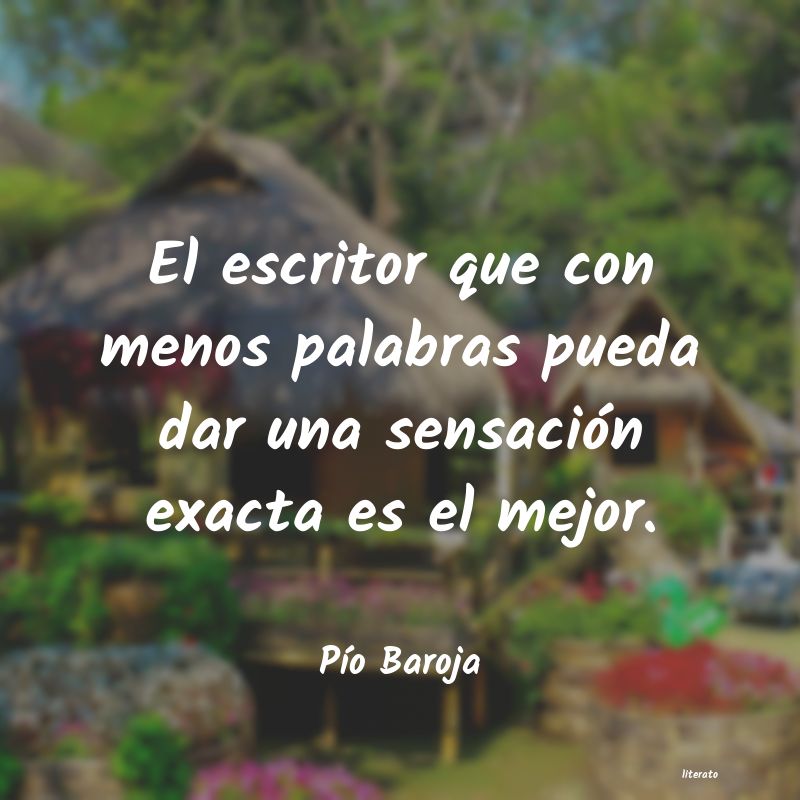 frases de PÃo Baroja