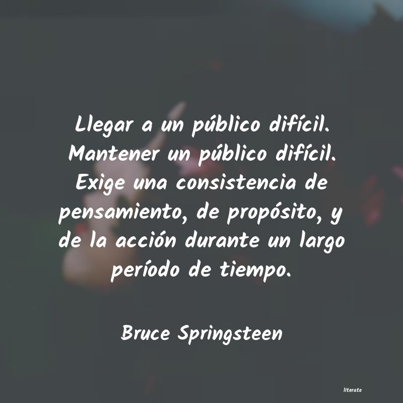 Frases de Bruce Springsteen