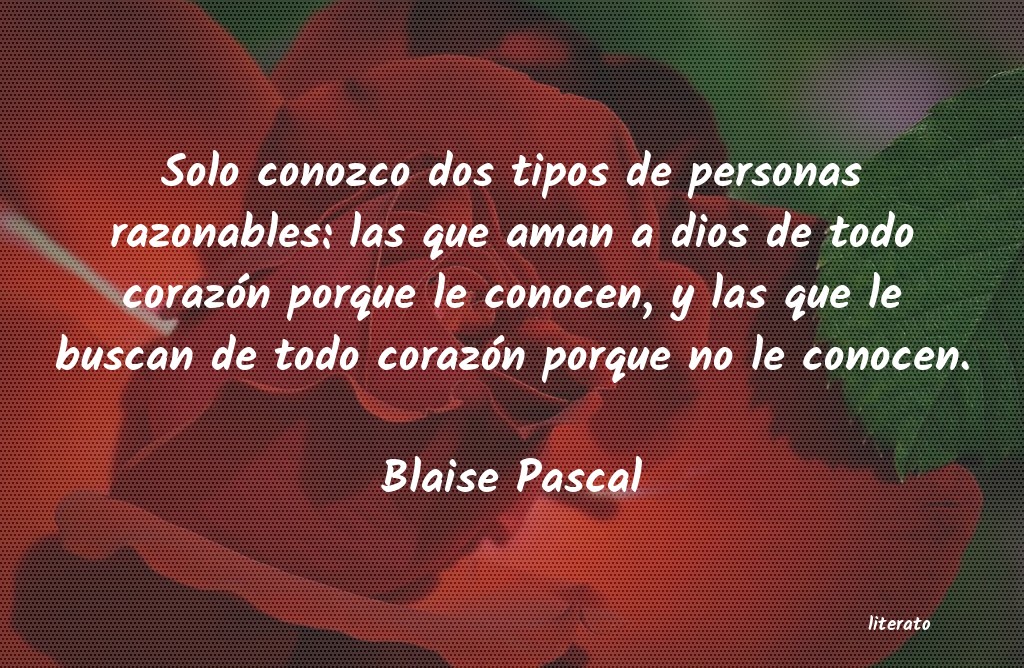 Frases de Blaise Pascal