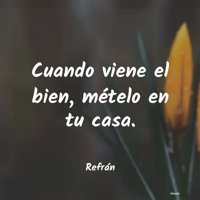 frases de Refrán