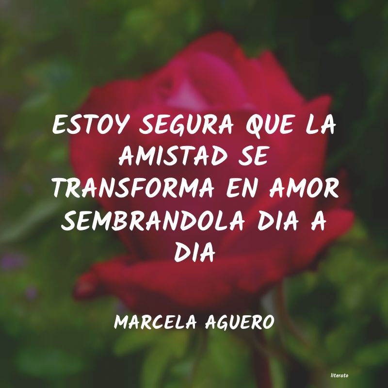 frases de MARCELA AGUERO