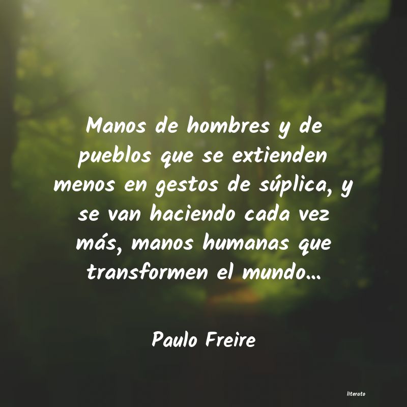 Frases de Paulo Freire