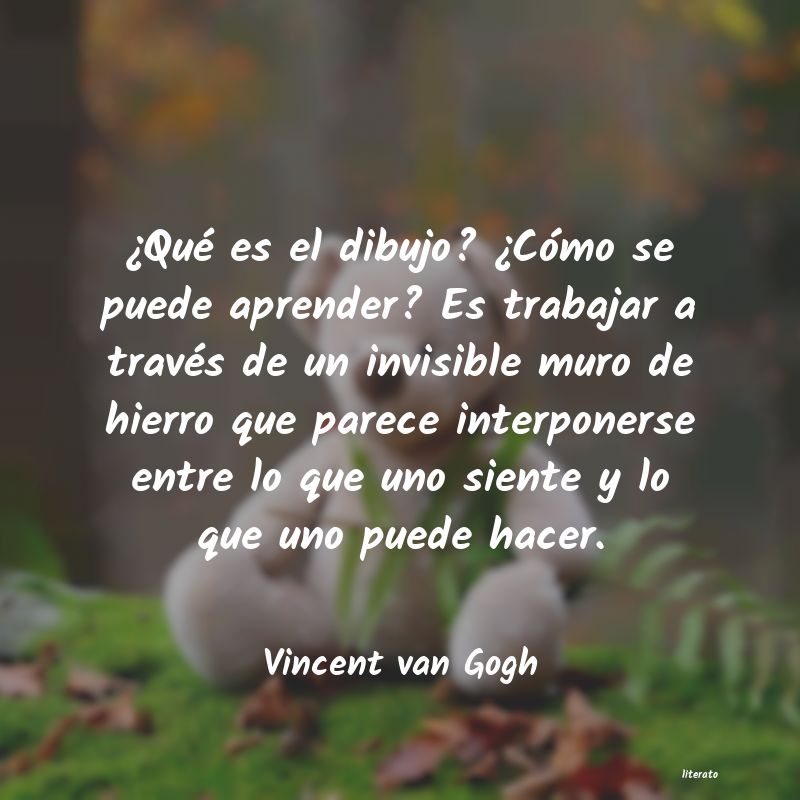 frases de Vincent van Gogh