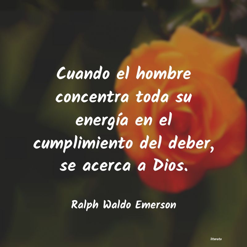 Frases de Ralph Waldo Emerson