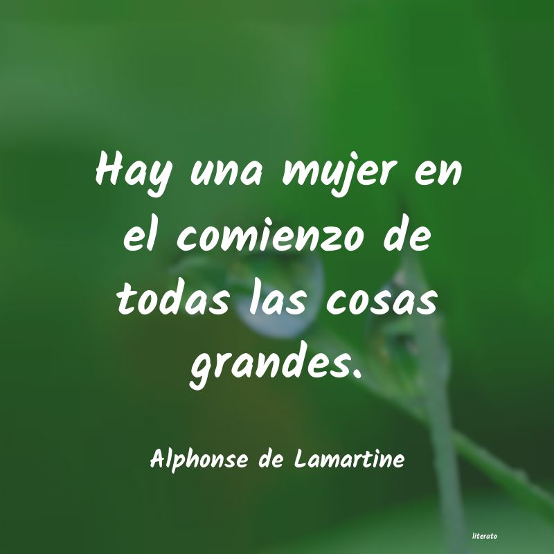 frases de Alphonse de Lamartine