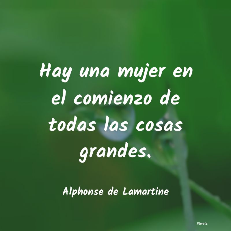 Frases de Alphonse de Lamartine