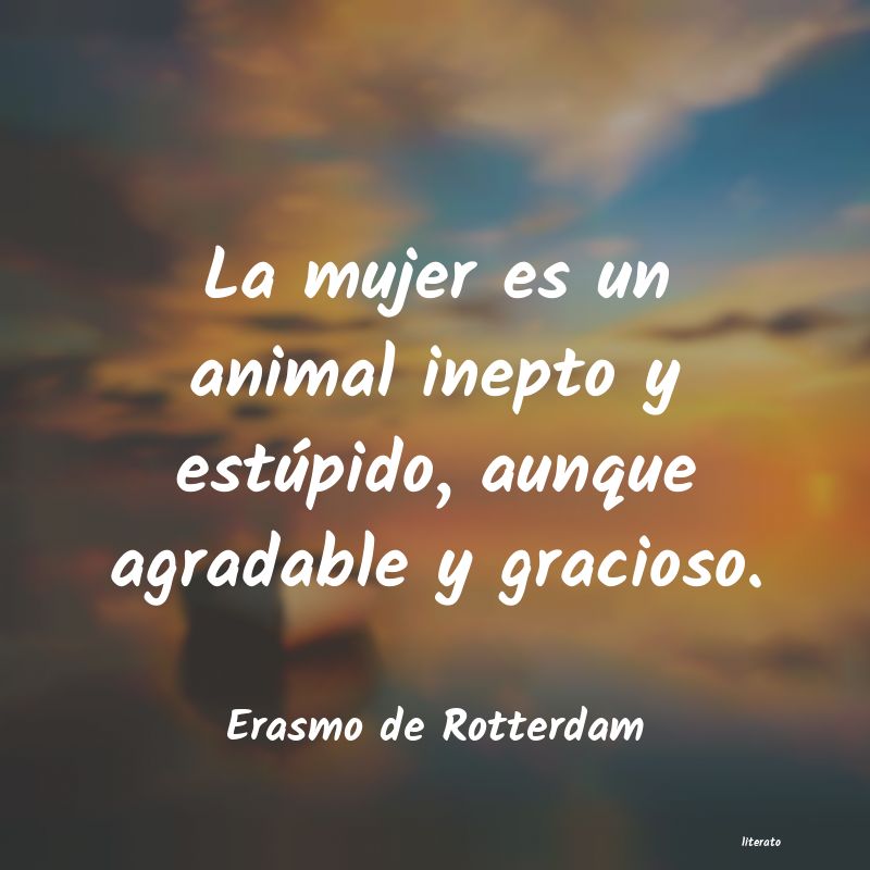 Frases de Erasmo de Rotterdam