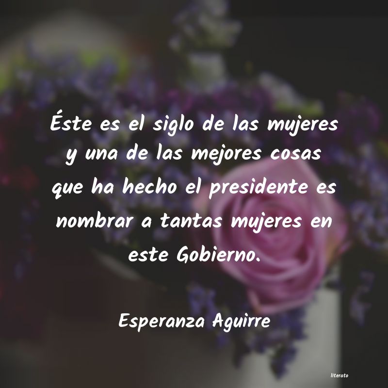 Frases de Esperanza Aguirre