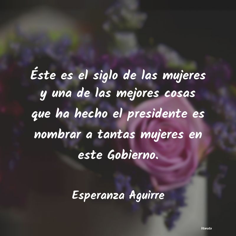 frases de Esperanza Aguirre