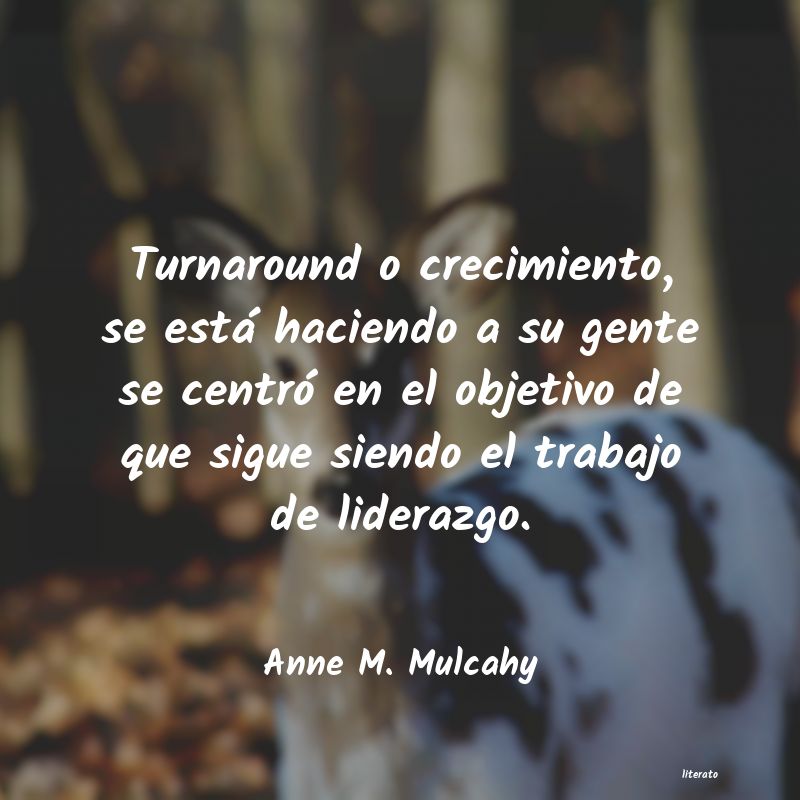 Frases de Anne M. Mulcahy