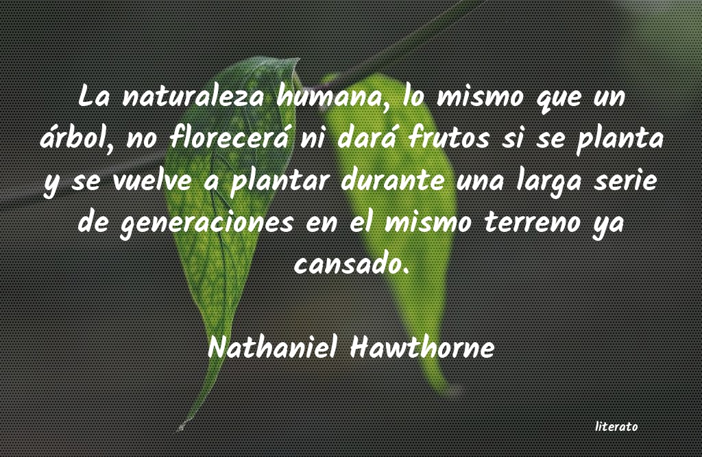 Frases de Nathaniel Hawthorne