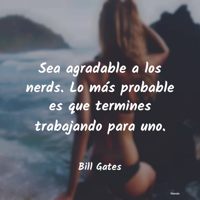 frases de Bill Gates