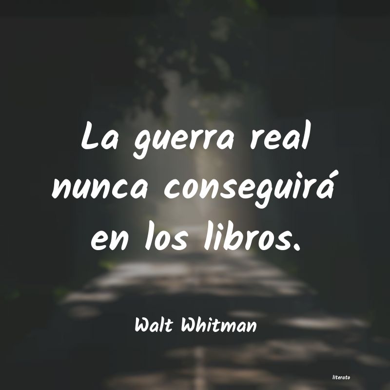 frases de Walt Whitman