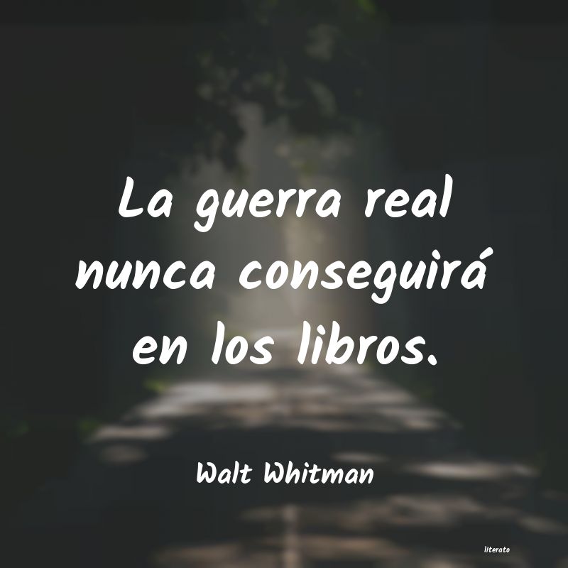 Frases de Walt Whitman