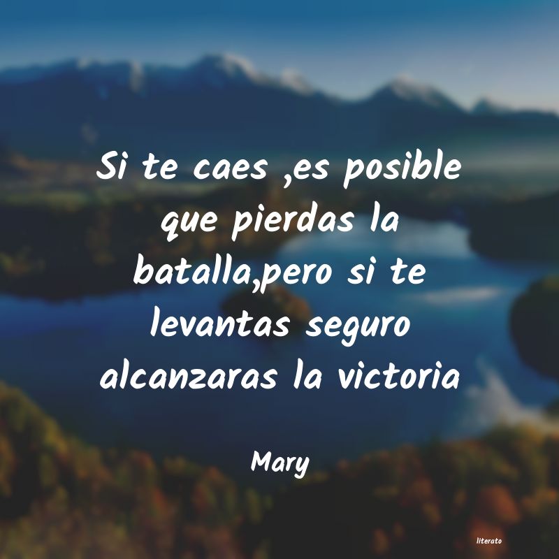 frases de Mary