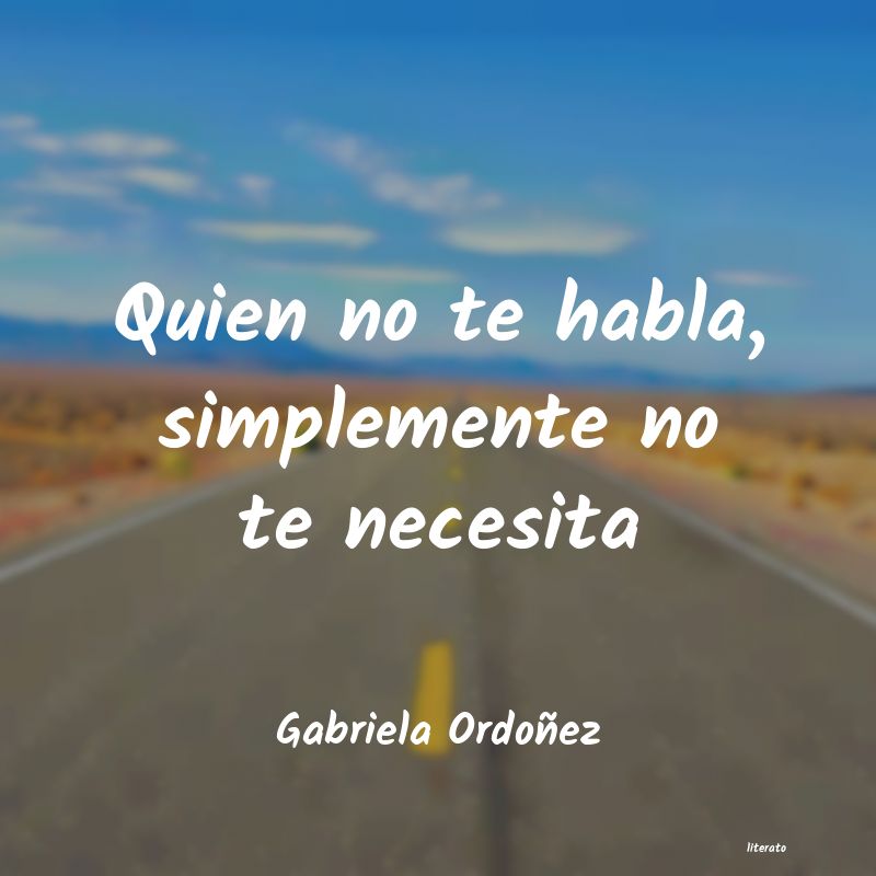 frases de Gabriela Ordoñez
