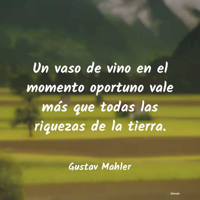 Frases de Gustav Mahler