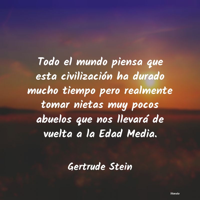 frases de Gertrude Stein