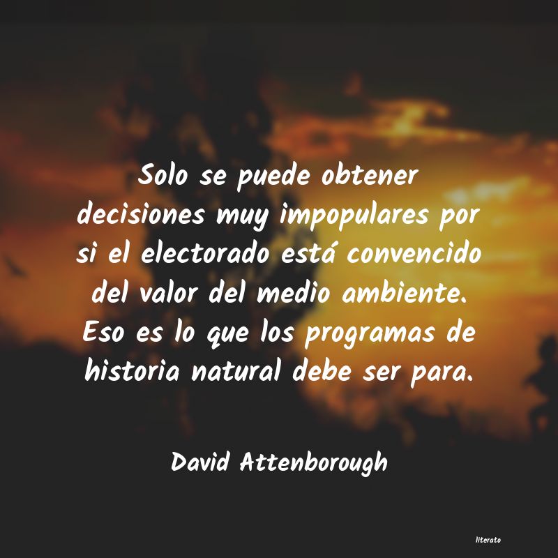 frases de David Attenborough