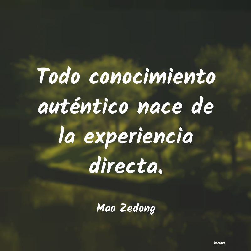 frases de Mao Zedong
