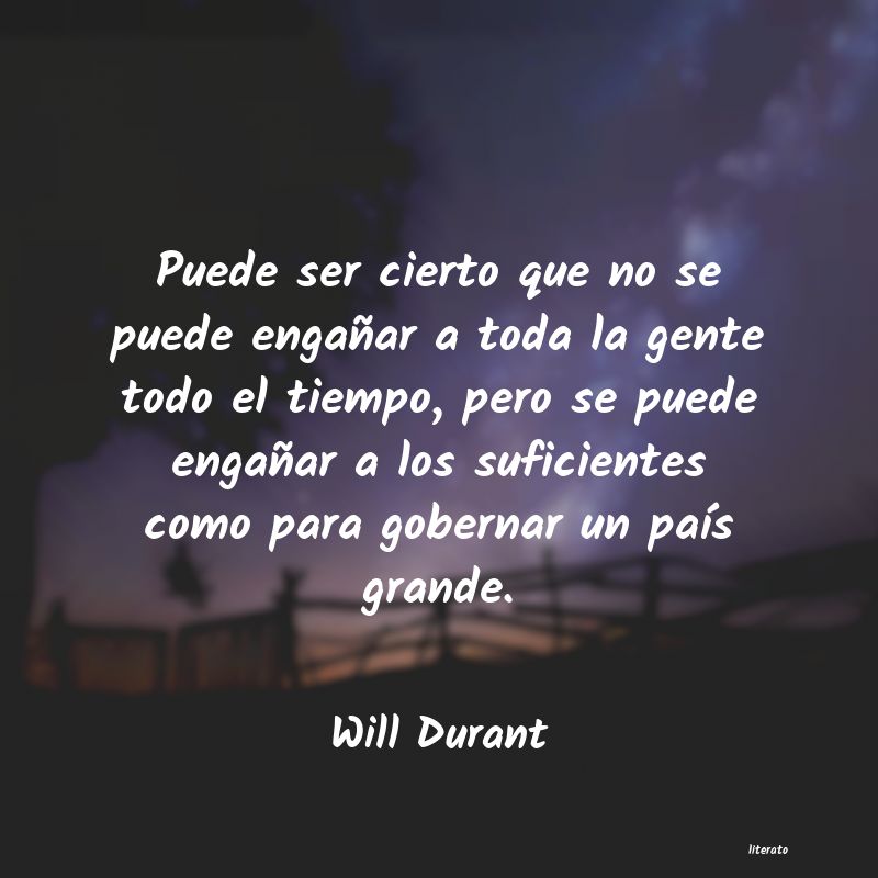 frases de Will Durant