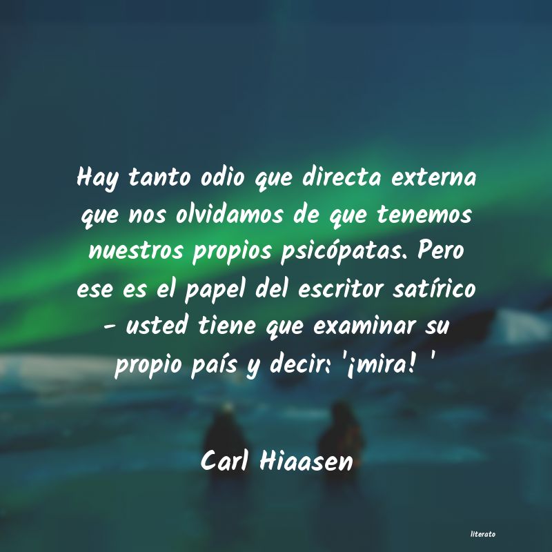 Frases de Carl Hiaasen