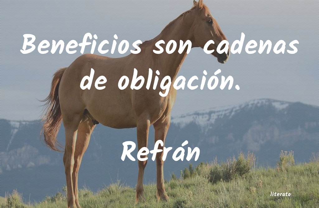 Frases de Refrán