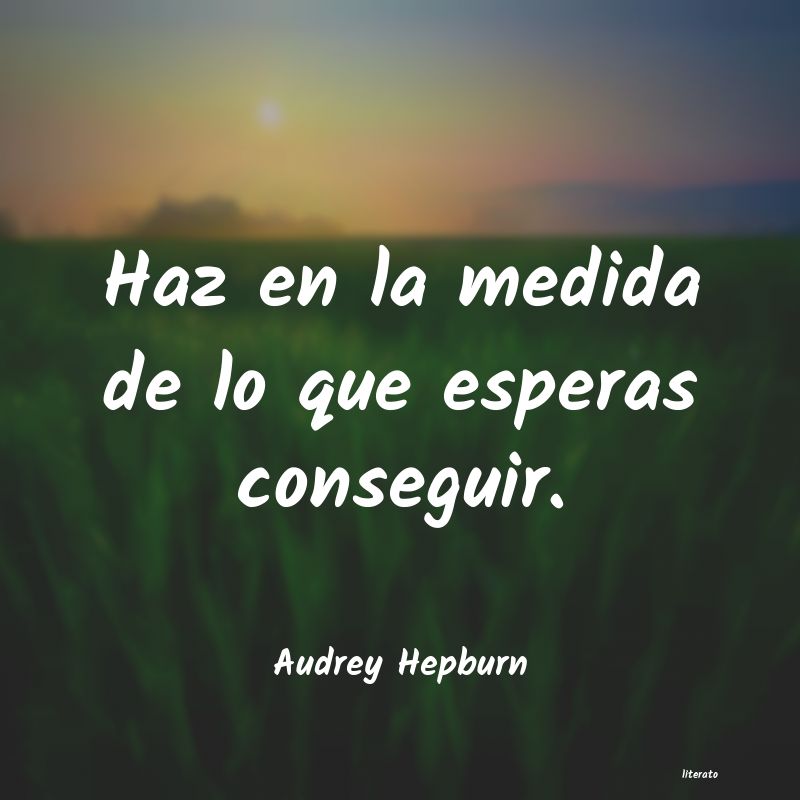 frases de Audrey Hepburn