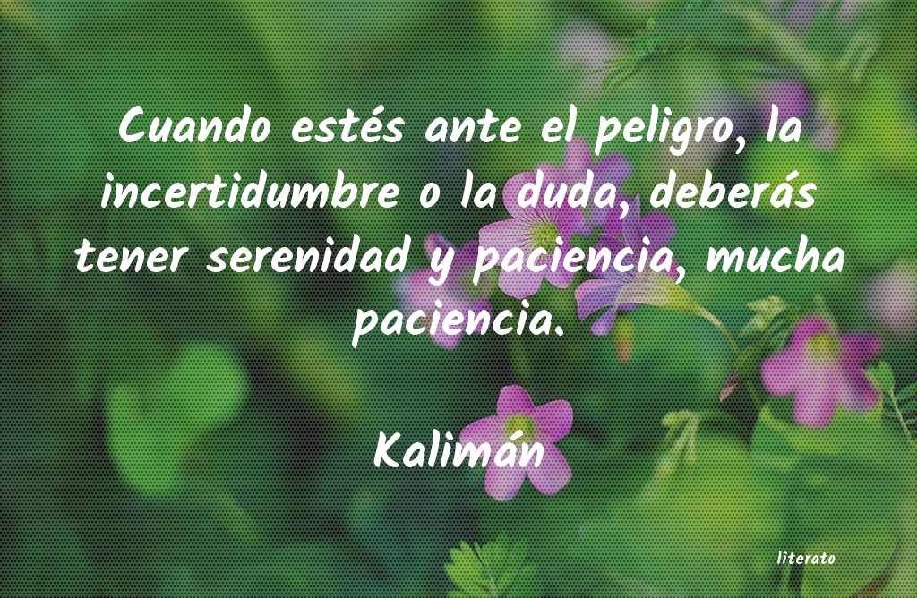 frases de Kalimán