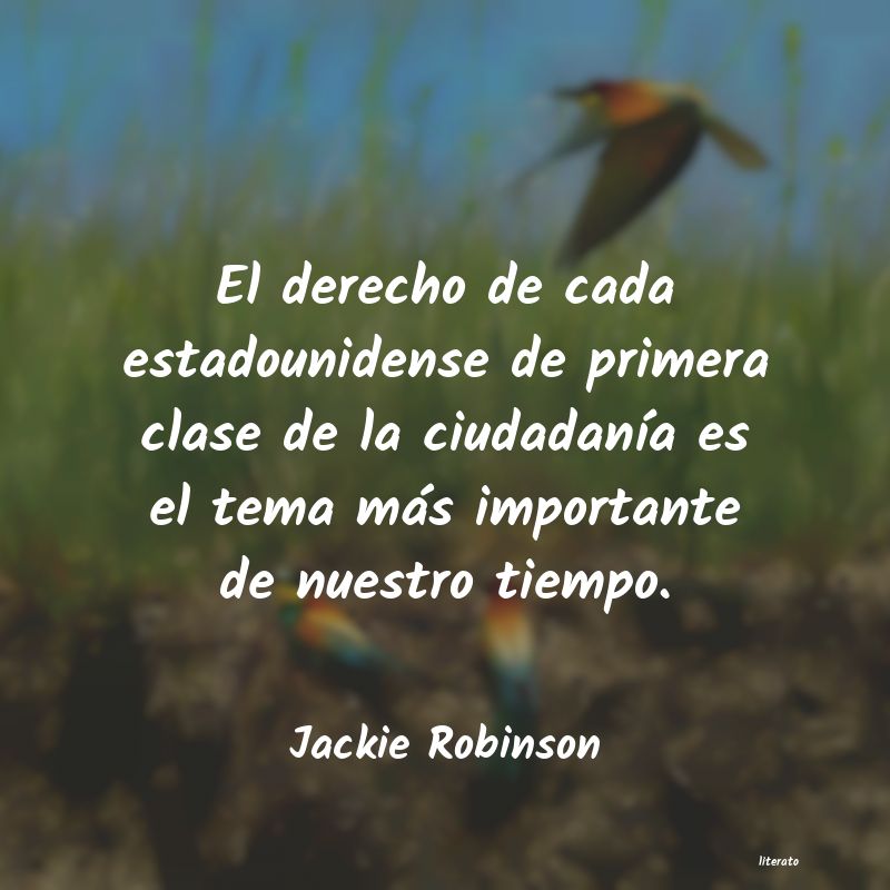Frases de Jackie Robinson