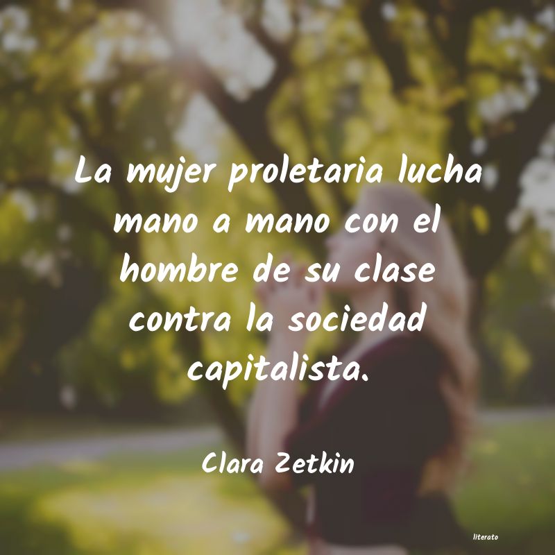 Frases de Clara Zetkin