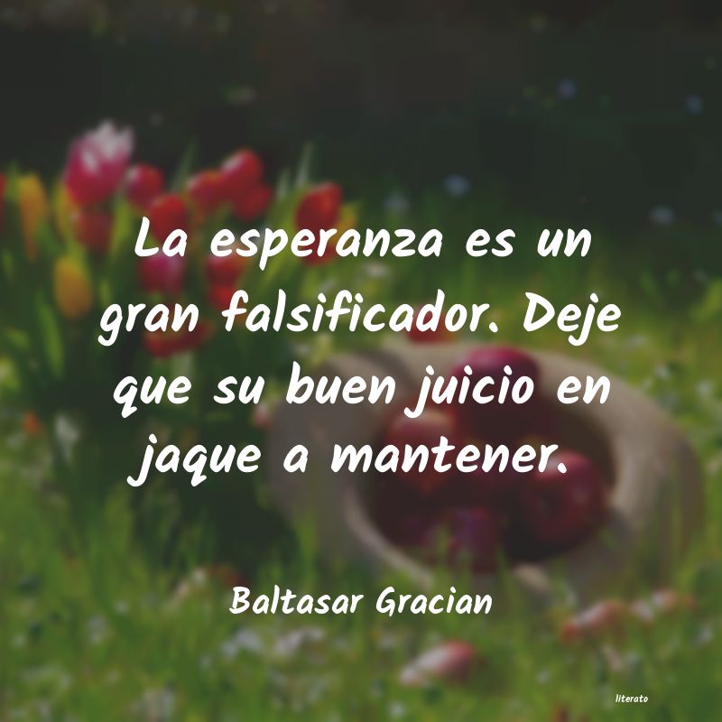 frases de Baltasar Gracian