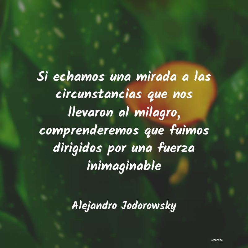 Frases de Alejandro Jodorowsky