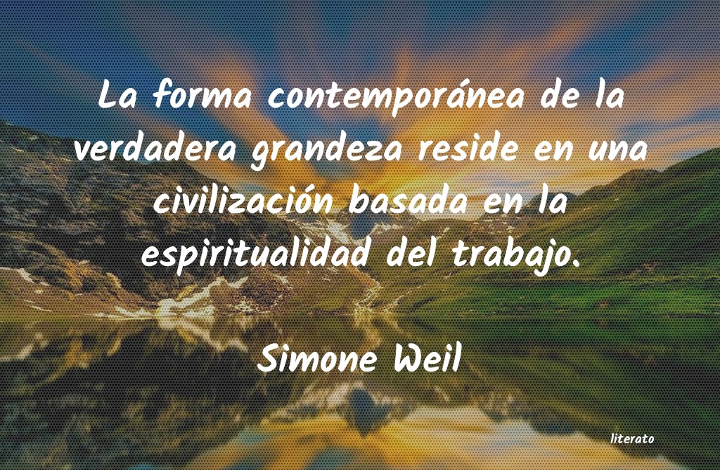 Frases de Simone Weil