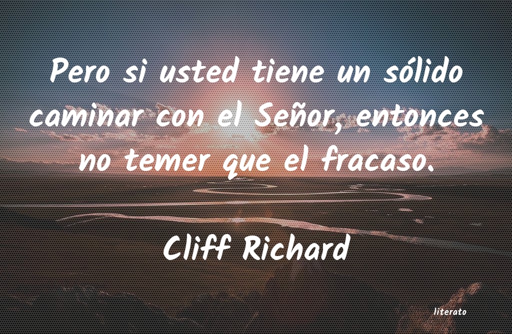 Frases de Cliff Richard